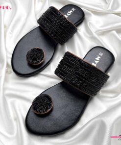 Myro Zarah Black Chappal