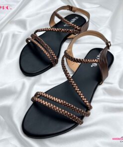 Criss Cross Copper Strappy