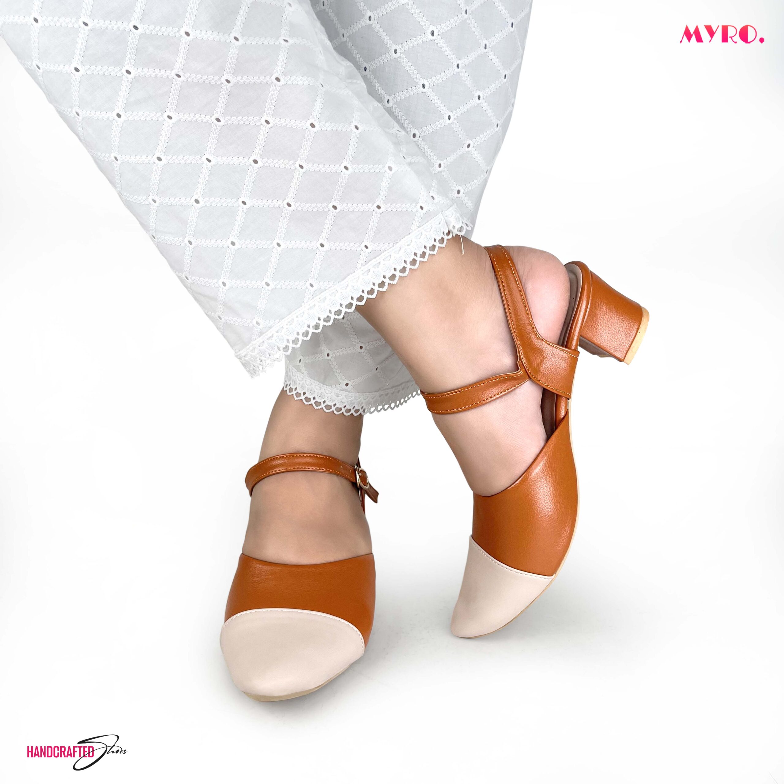 Cinnamon Cream Mules - Image 4