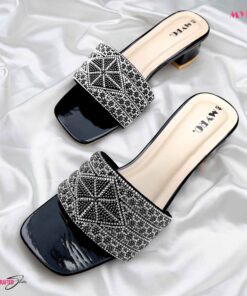 Velora Black Low Heel