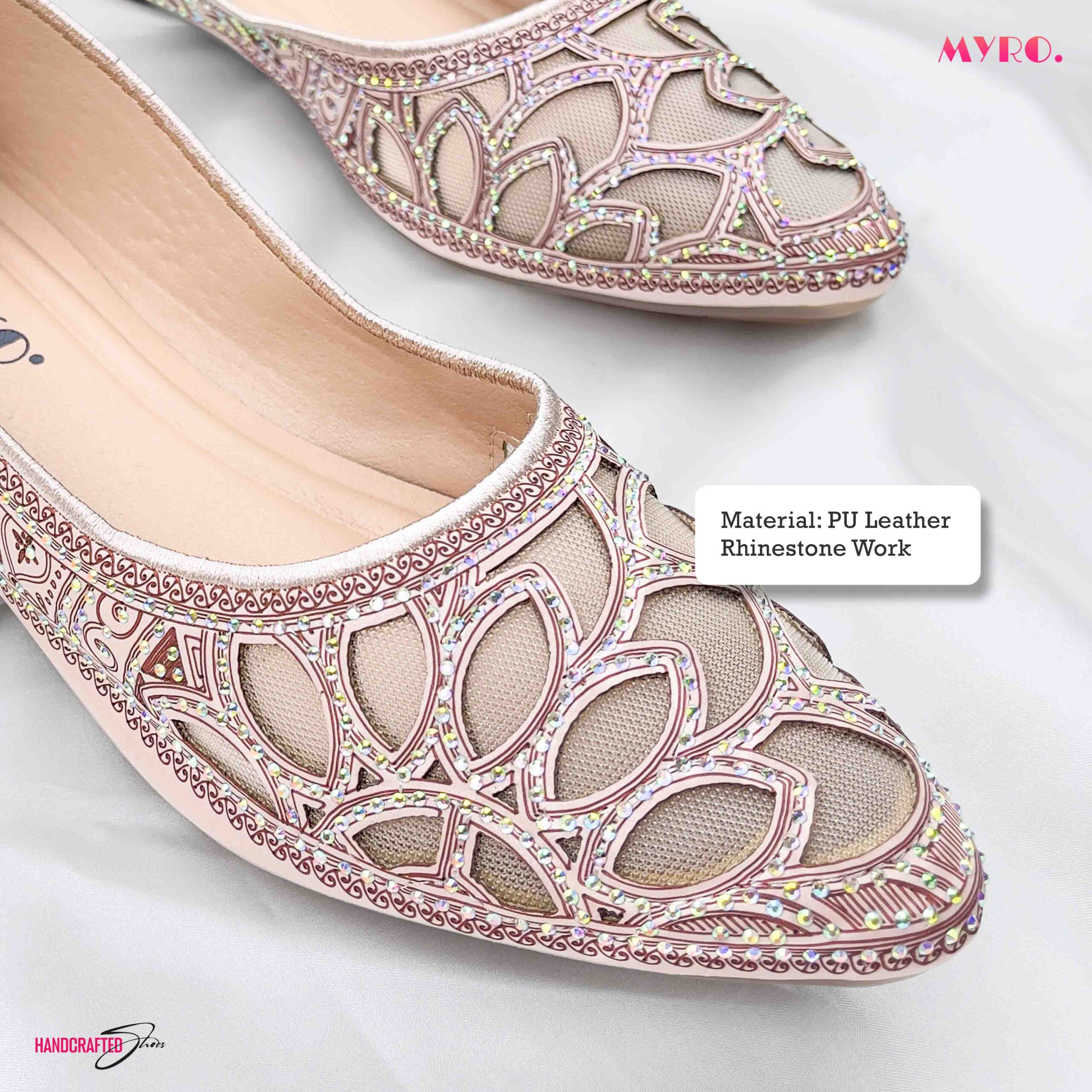 Flora Rose Gold Mules - Image 3