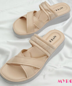 Flova Cream Boston Heel