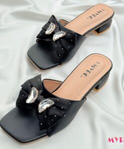 Velin Black Heel