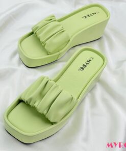 Fluff Lime Heel