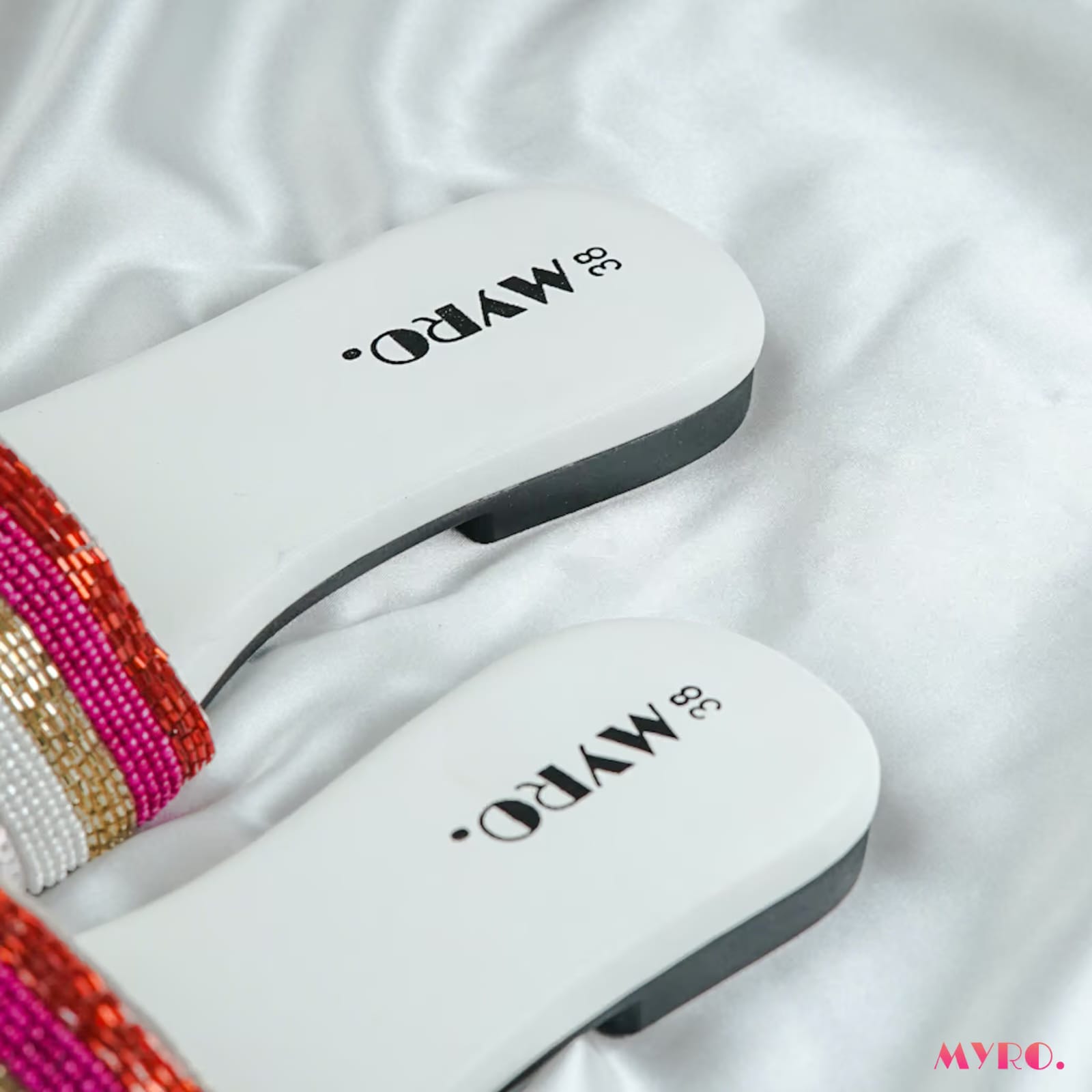 Ameza White Slide - Image 4