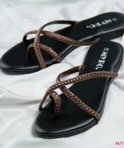 Copper Cross Strappy