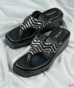 Eloria Zardosi Black Heel