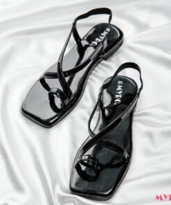 Zena Black Flat